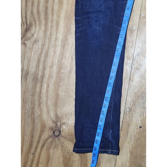 uniqlo selvedge jeans Men 32x32 Cotton Denim Blue raw Slim Straight @G5 - Picture 4 of 9